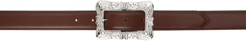 Bälten Needles Square Buckle Leather Belt Brun | OT031