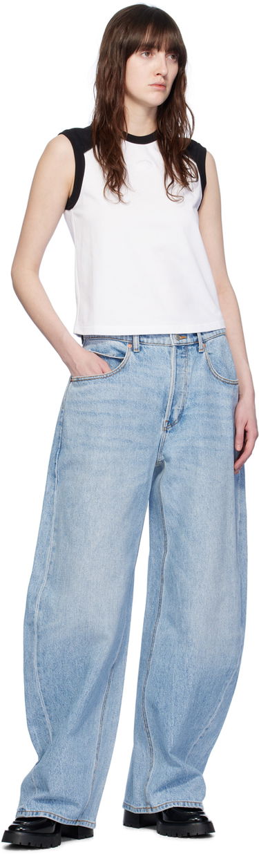 Linne Alexander Wang Alexander Wang.t Raglan Sleeveless T-Shirt Vit | 4CC2241467, 3