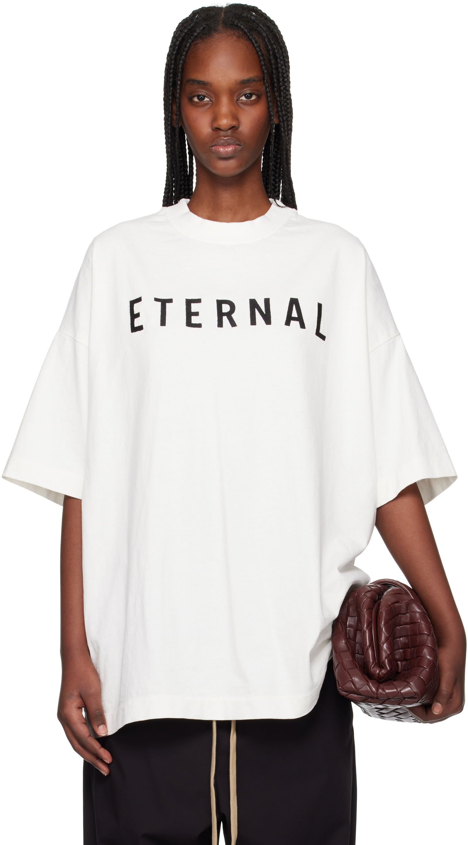 T-shirt Fear of God Fear of God Eternal Jersey T-Shirt Vit | FGE250-5101HWJ, 0