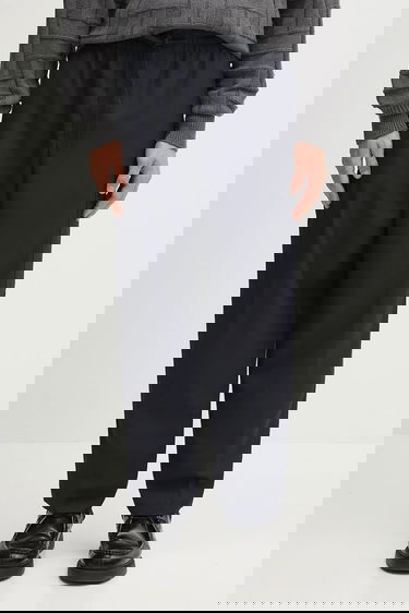 Cargo byxor KENZO Kenzo Wool Cargo Jogpant Mörkblå | FE65PA5019RE, 0