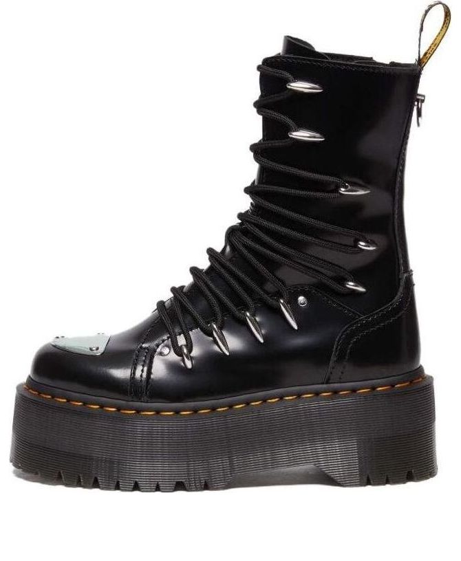 Sneakers och skor Dr. Martens Jadon Hi LTT Max Leather Platform Boots Svart | 30964001