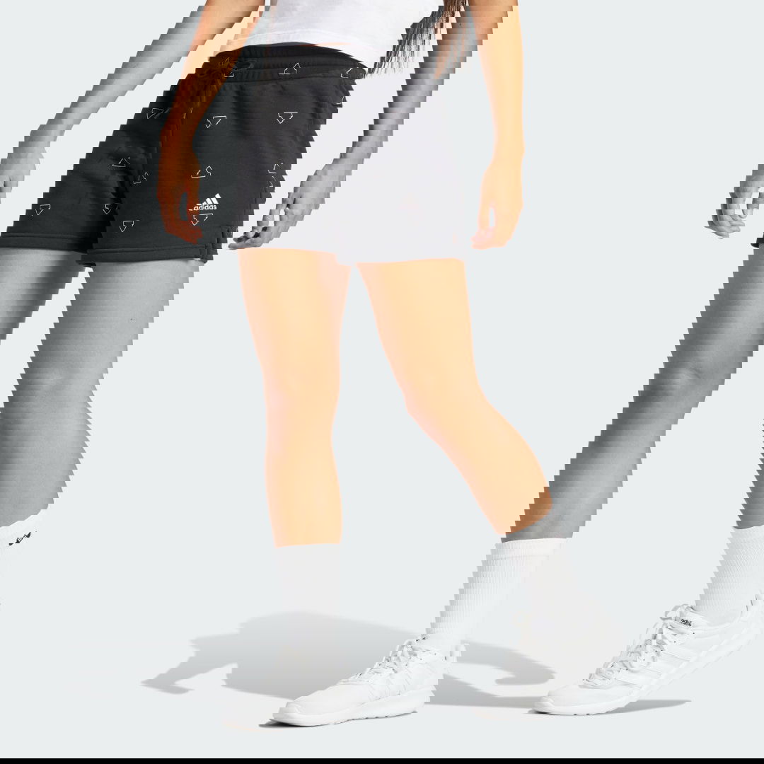 Shorts adidas Performance Essentials Monogram Fleece Graphic Shorts Svart | IS4067, 0