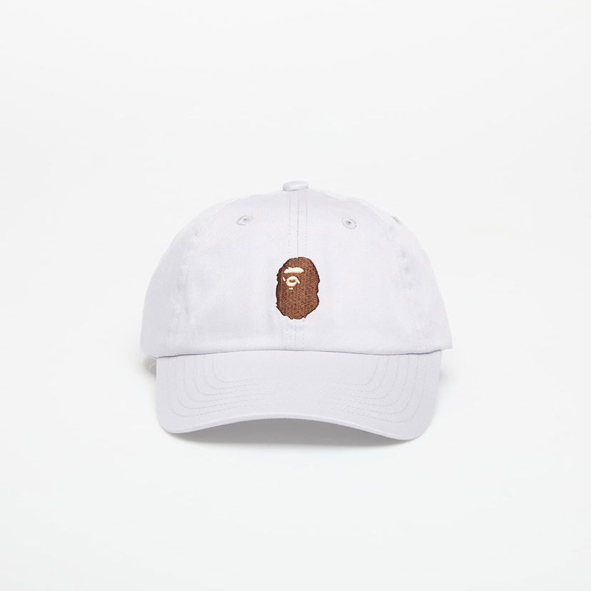 Keps BAPE A BATHING APE One Point Cap Vit | 001CPL301001MGRA