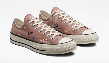 Sneakers och skor Converse Chuck 70 Embroidered Brun | A03665C, 5