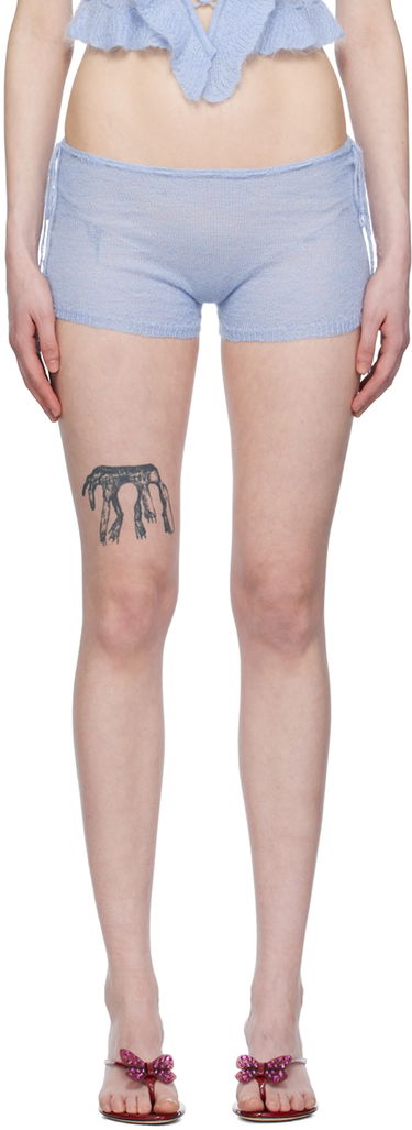 Shorts GUIZIO Guizio Drawstring Shorts Blå | S24607S018, 0