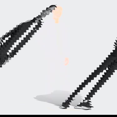 Träningsbyxor adidas Originals Basic 3-Stripes Fleece Track Suit Svart | IJ6067, 3