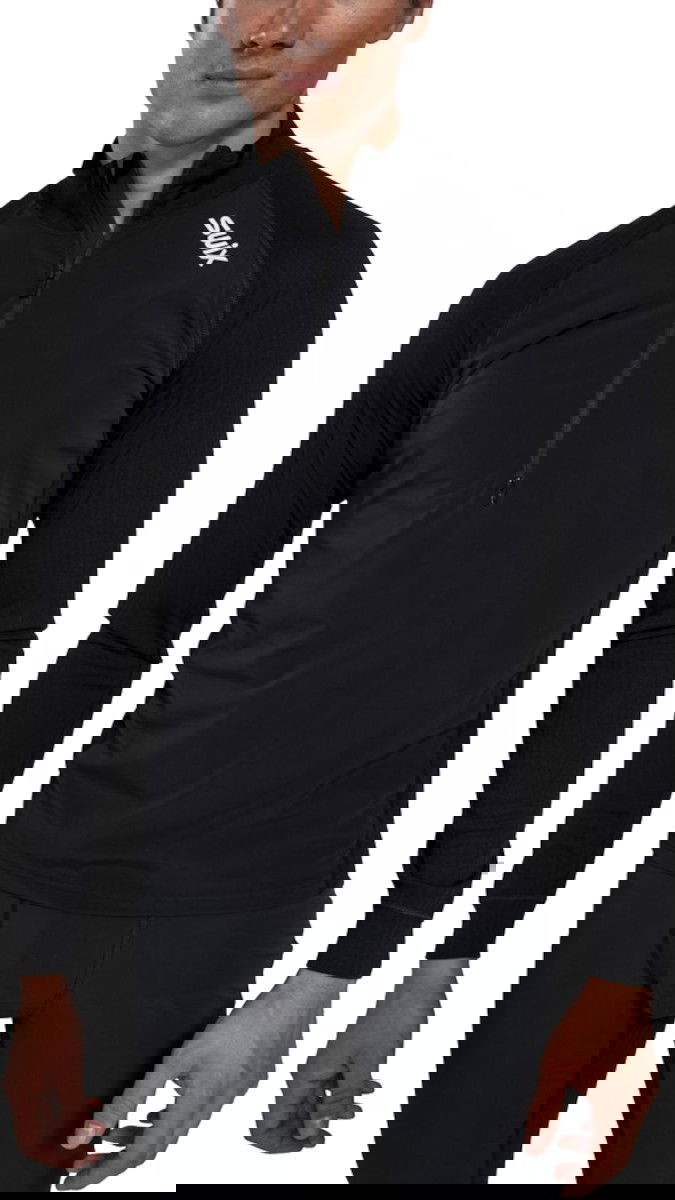 Sweater SWIX Swix RaceX Classic Wind Half Zip Top Svart | 10103-23-10000
