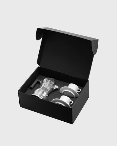 Samlarobjekt Alessi Coffee Gift Set Metallisk | MDL02BSET, 1