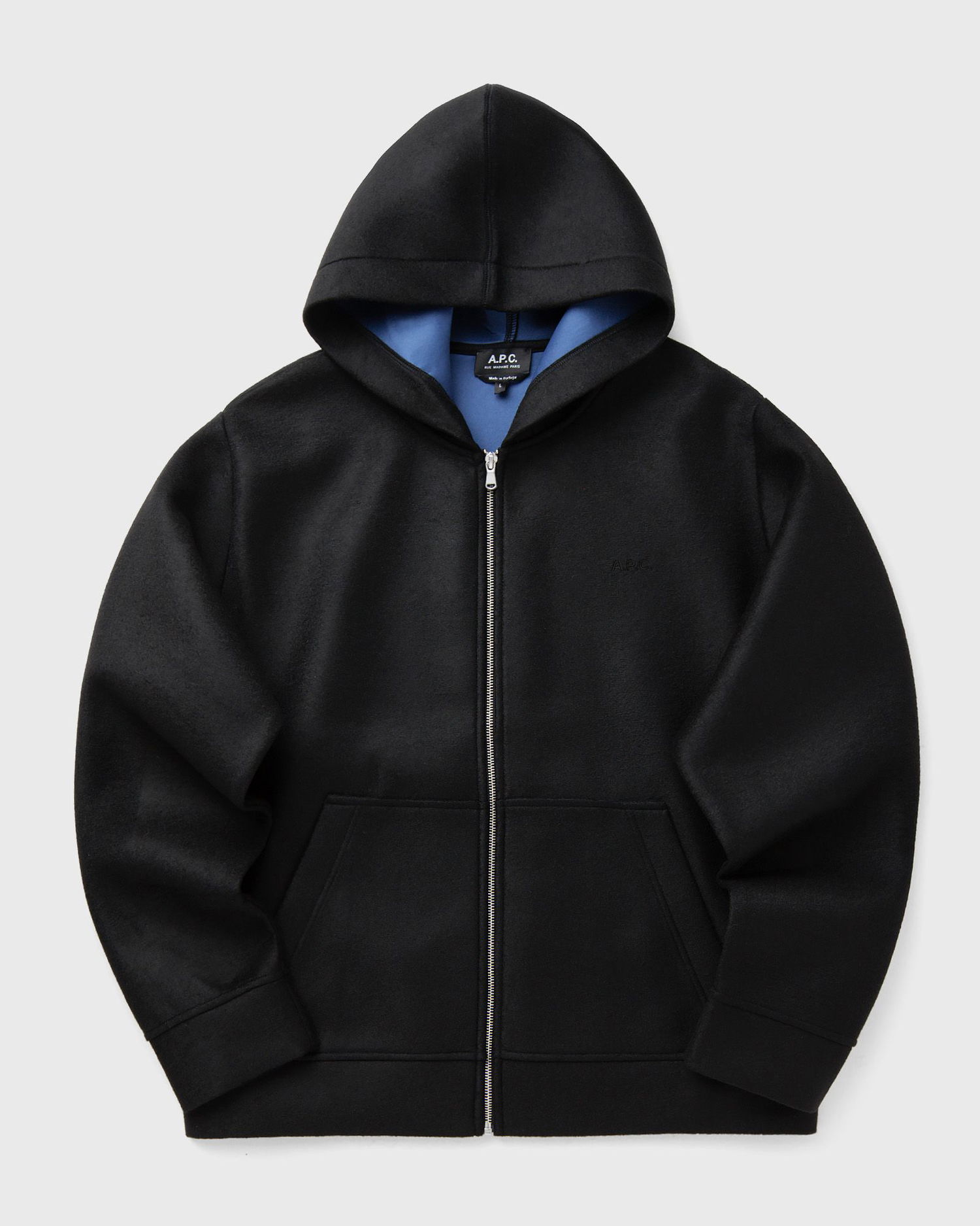 Sweatshirt A.P.C. A.P.C. Alvin Zip-Up Hoodie Svart | PSAFU-M27993-LZZ, 0