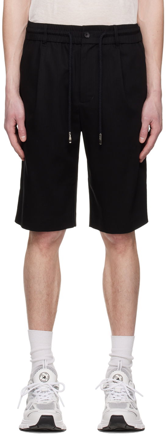 Shorts Feng Chen Wang Feng Chen Wang Pleated Shorts Svart | FMS15ST01