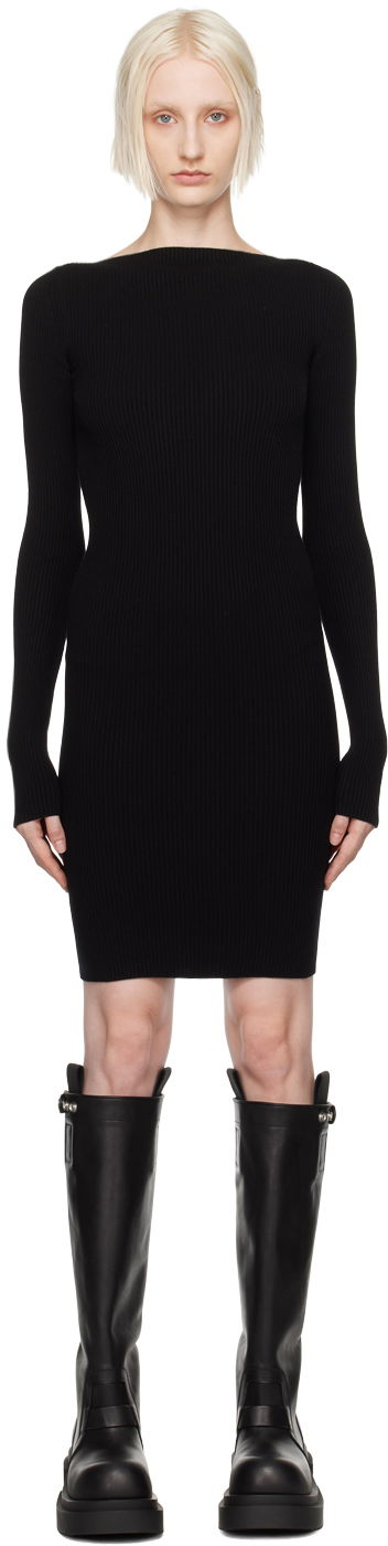Klä Rick Owens Black Porterville Al Minidress Svart | RP02D3616 RIBVI