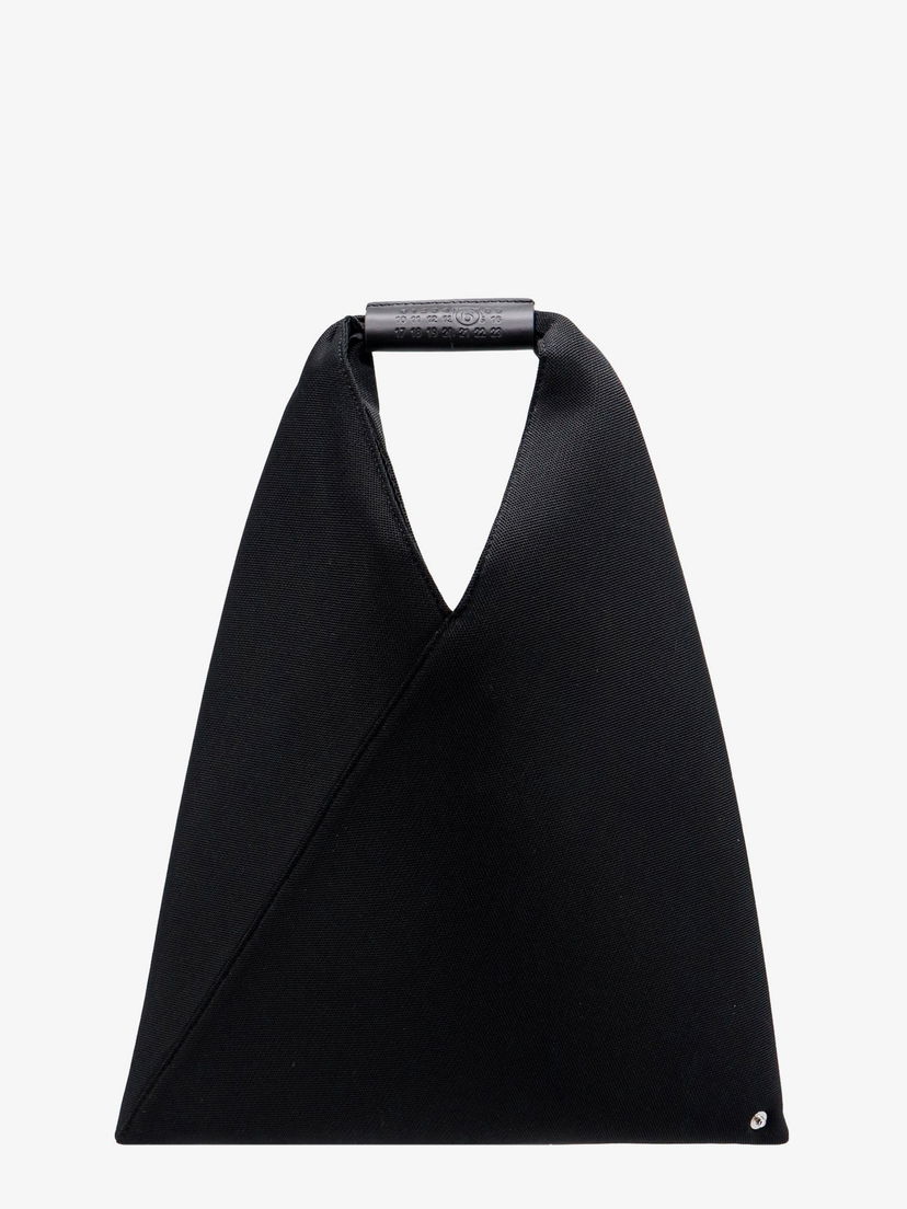 Tygpåse Maison Margiela Triangle Tote Bag MM6 Maison Margiela Svart | S54WD0043P6414T8013