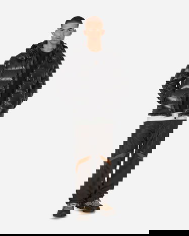 Byxor Moncler Gray Paneled Svart | I20912A00017539ZD, 4