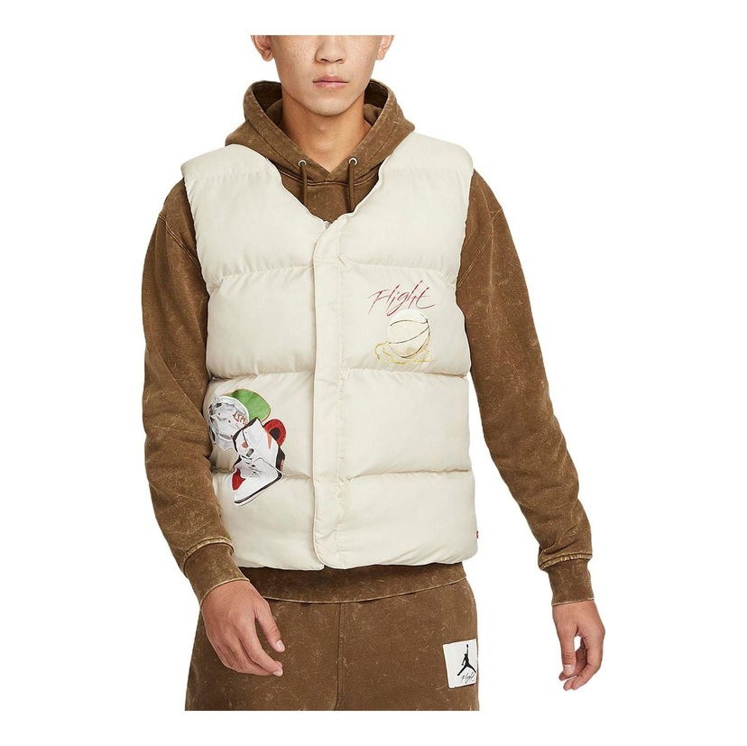 Väst Jordan Artist Series Down Vest Beige | DV1608-206