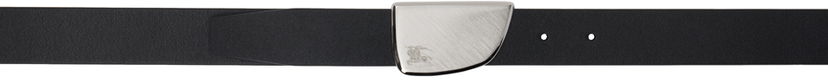 Bälten Burberry Black Thin Leather Shield Belt Svart | 8092081