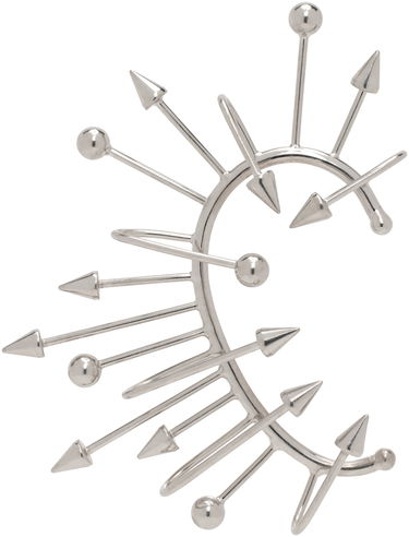 Örhängen Jean Paul Gaultier Jean Paul Gaultier Multiple Spikes Single Ear Cuff Metallisk | 24/25-U-BO043-X053-91, 0