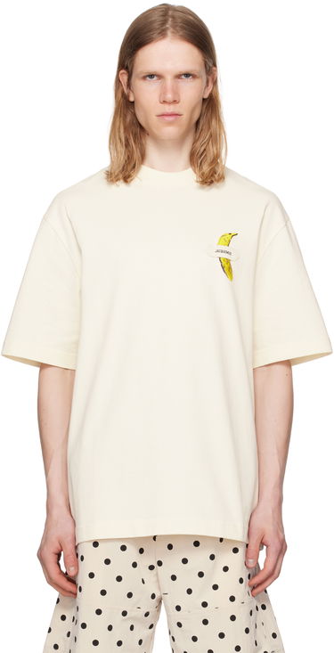 T-shirt Jacquemus Jacquemus La Croisière 'The Banane' T-Shirt Vit | 25E255JS323-2125, 0