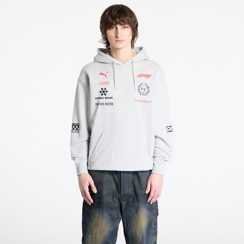 Sweatshirt Puma F1 Racing Hoodie Grå | 63224401