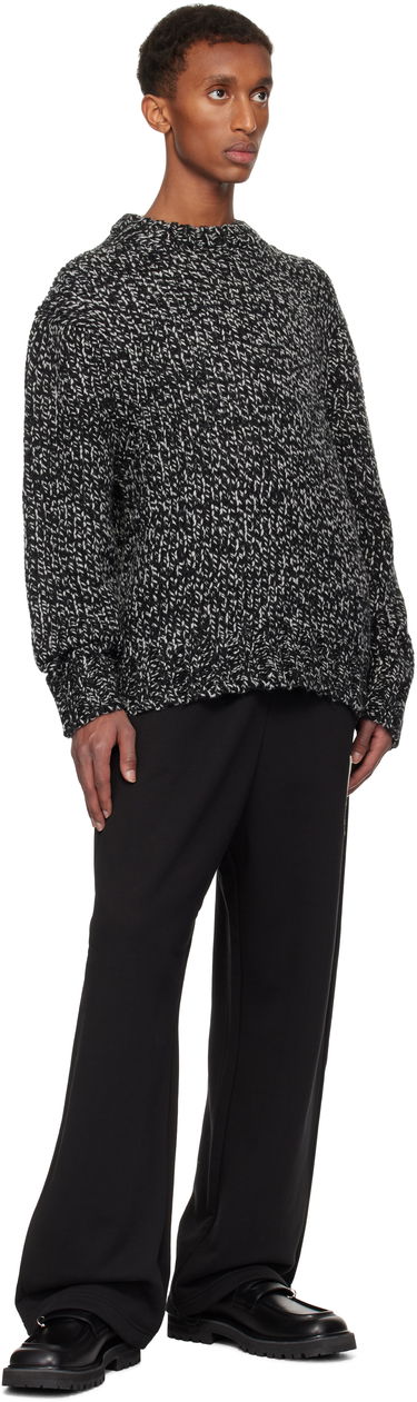 Sweater We11done We11done Chunky Knit Sweater Svart | WD-KT3-24-649-U-B2, 3