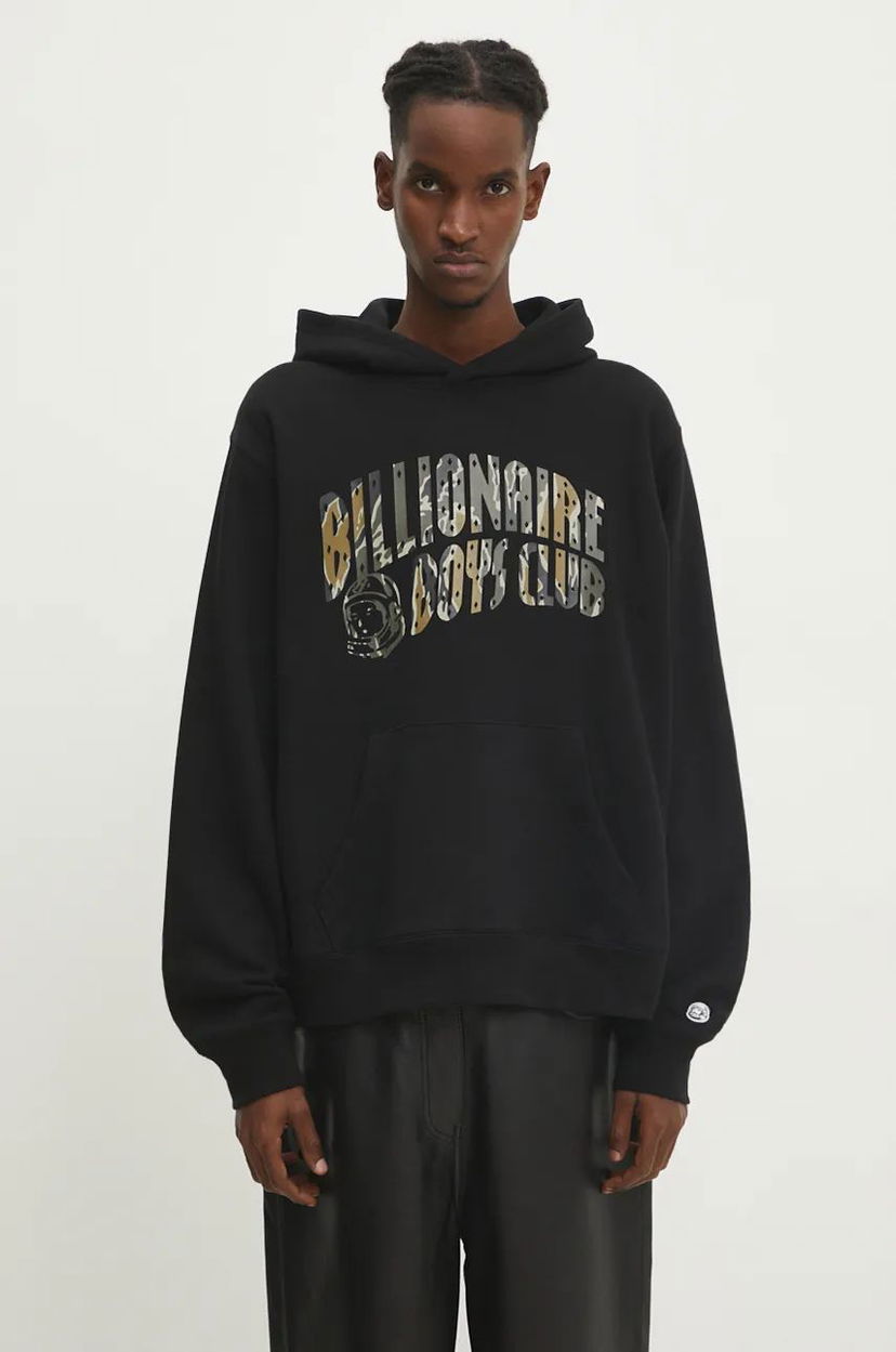 Sweatshirt BILLIONAIRE BOYS CLUB Camo Arch Logo Hoodie Svart | B24336