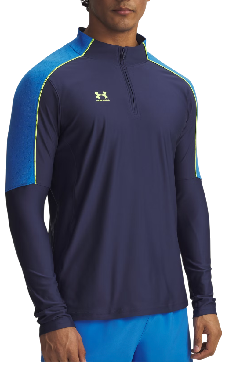 Sweatshirt Under Armour Challenger Pro Midlayer 1/4 Zip Mörkblå | 6008988-403