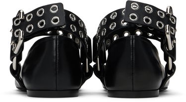 Sneakers och skor Alaïa ALAÏA Biker Ballerina Flats Svart | AA3A041CK290, 1