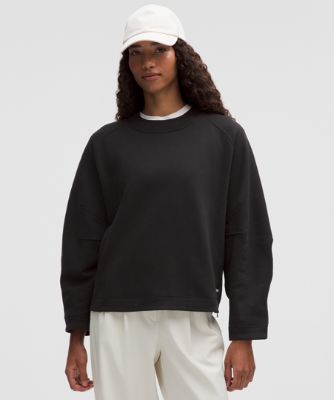 Sweater lululemon Loungeful Crew Neck Sweatshirt Svart | prod20005371, 6
