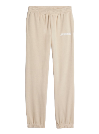 Byxor Jacquemus Le Jogging Logo Beige | 226JS081-2210-130