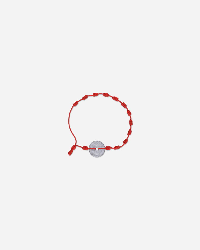 Armband Neighborhood Coin Cord Bracelet Röd | 251MYNH-AC02 RE