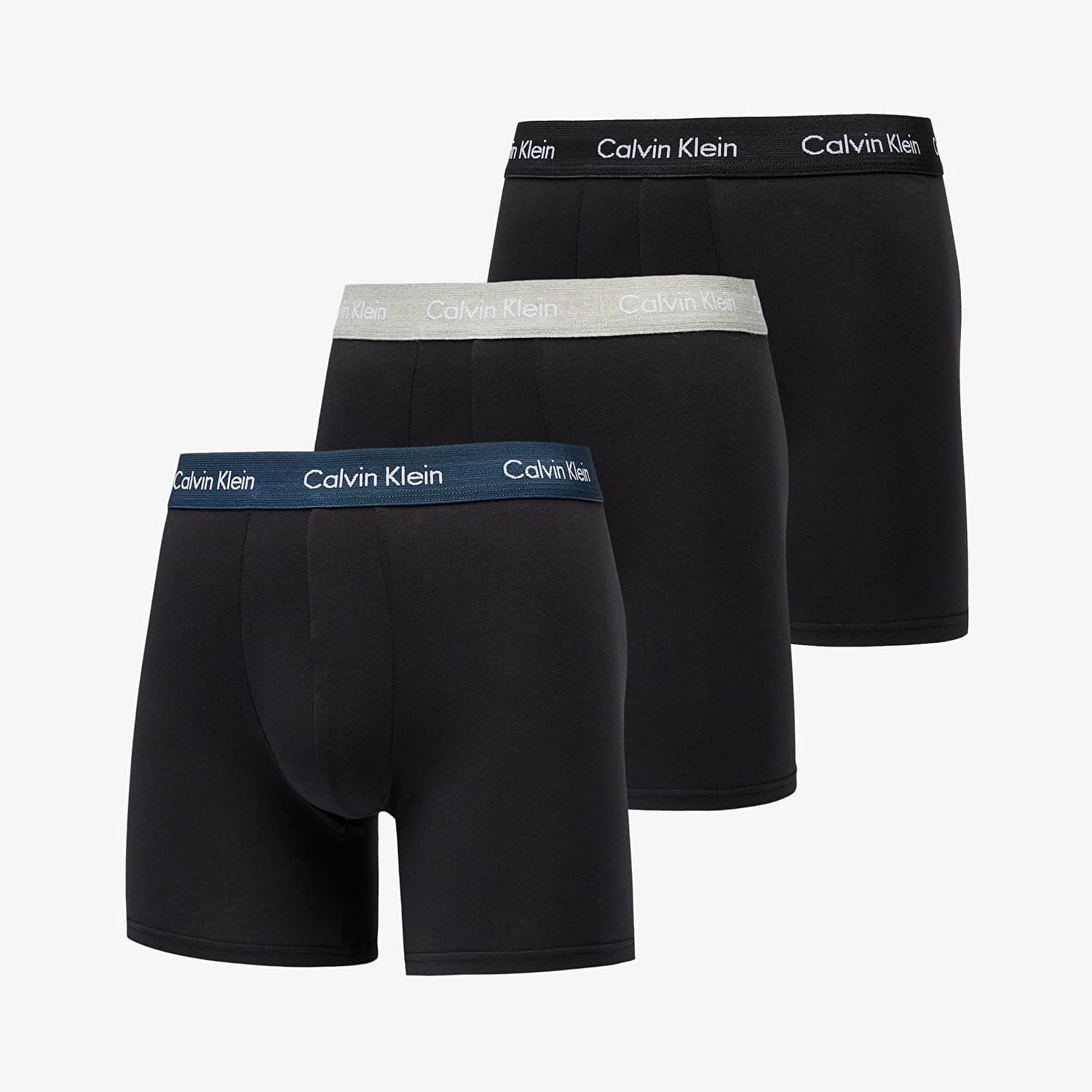 Boxare CALVIN KLEIN Boxer Brief 3-Pack Black Svart | NB1770A QRI, 0