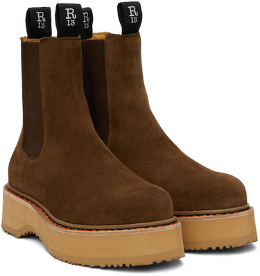 Kläder R13 R13 Single Stack Chelsea Boots Brun | R13S0240-07, 3