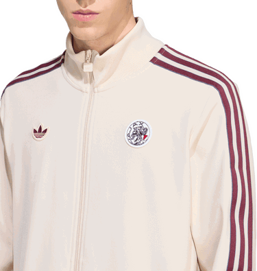 Jacka adidas Originals Ajax Amsterdam Terrace Icons Track Top Beige | jm7347, 3