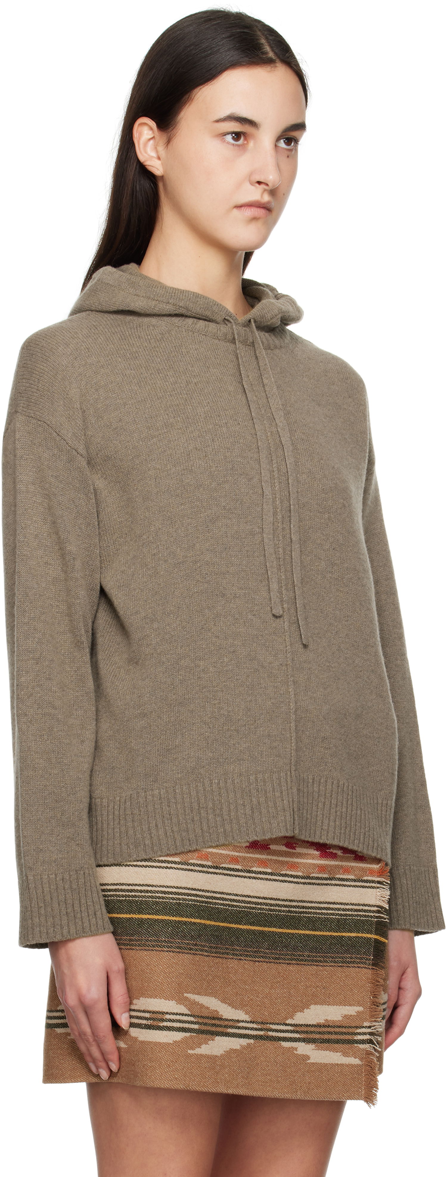 Sweatshirt Max Mara Weekend Jerez Knit Hoodie Brun | 2425366142600 MM12135, 1