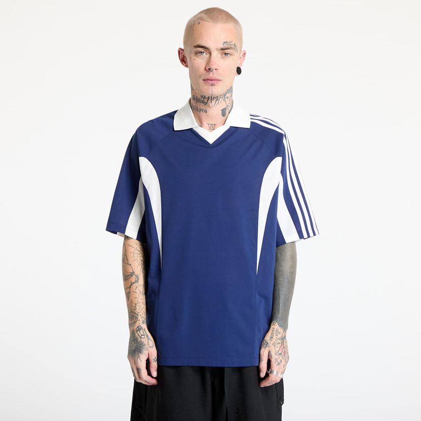 Polotröja Y-3 Cut Line T-Shirt Blå | JM8338