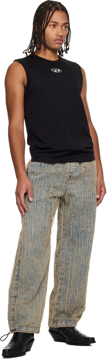 Jeans Diesel Relaxed D-Martial Frayed Drawstring Jeans Flerfärgad | A19277-0CMBZ-01, 3