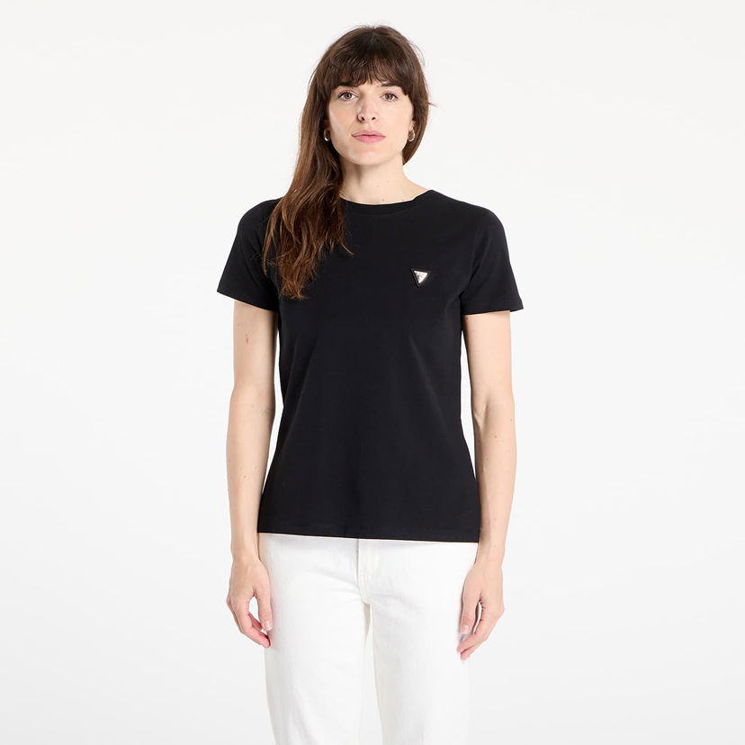 T-shirt GUESS Guess Colette T-Shirt Svart | V4YI09J1314-JBLK