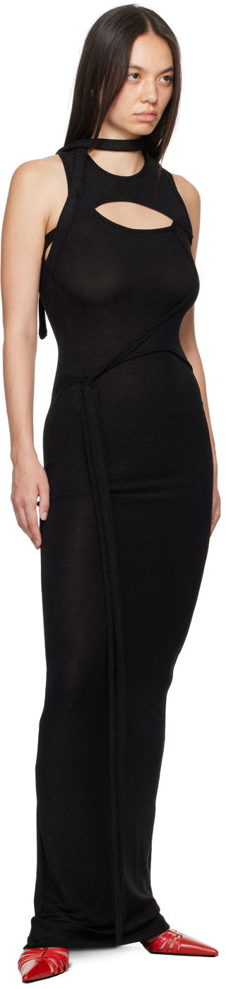 Klä Ottolinger Ottolinger Layered Cutout Maxi Dress Svart | 1040304921, 3