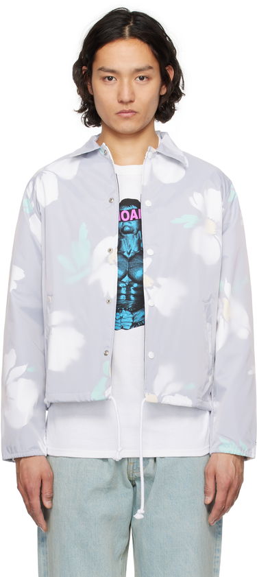 Vindjacka Noah Noah Outrigger Floral Print Jacket Grå | OW087SS25MUL, 0