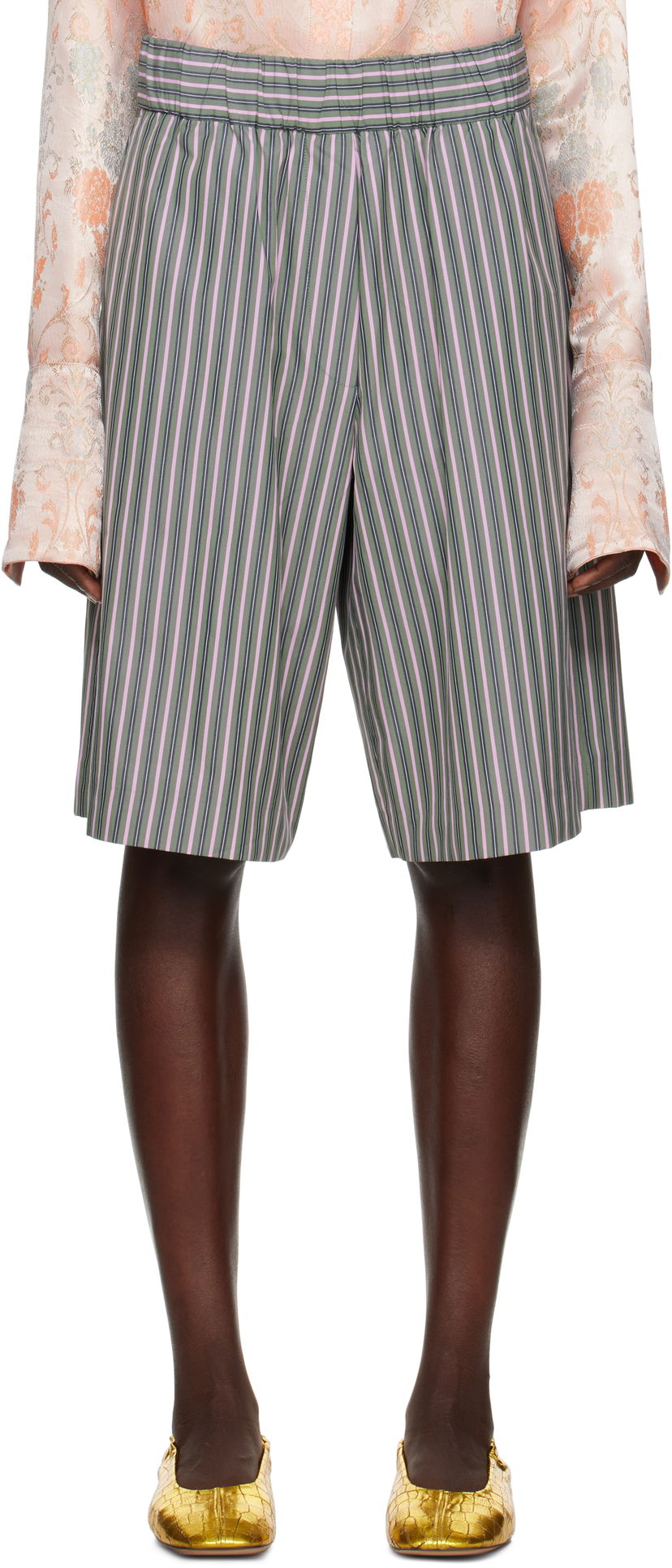 Shorts Dries Van Noten Dries Van Noten Striped Shorts Flerfärgad | 251-010912-1375