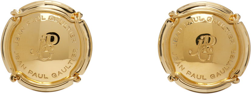 Örhängen Jean Paul Gaultier Jean Paul Gaultier 'The Champagne' Gold-Tone Earrings Gul | 25/03-W-JW007-X053-92