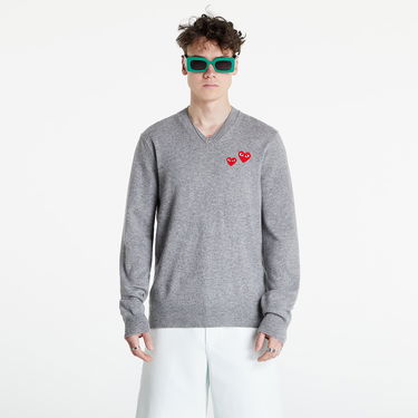 Sweater Comme des Garçons PLAY Crewneck Sweater Grå | AZN070 grey, 2