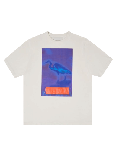 T-shirt HERON PRESTON Heron Censored Short-Sleeve Tee Vit | HMAA032F22JER0040146