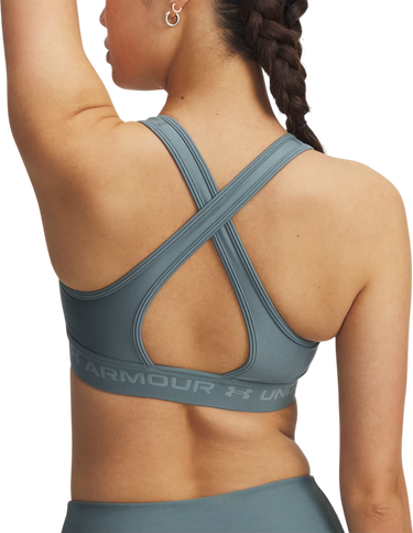 Behå Under Armour Crossback Mid Bra Blå | 1361034-587, 2