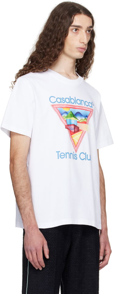 T-shirt Casablanca Casablanca 'Tennis Club' Icon T-Shirt Vit | MPF25-JTS-001-01, 1