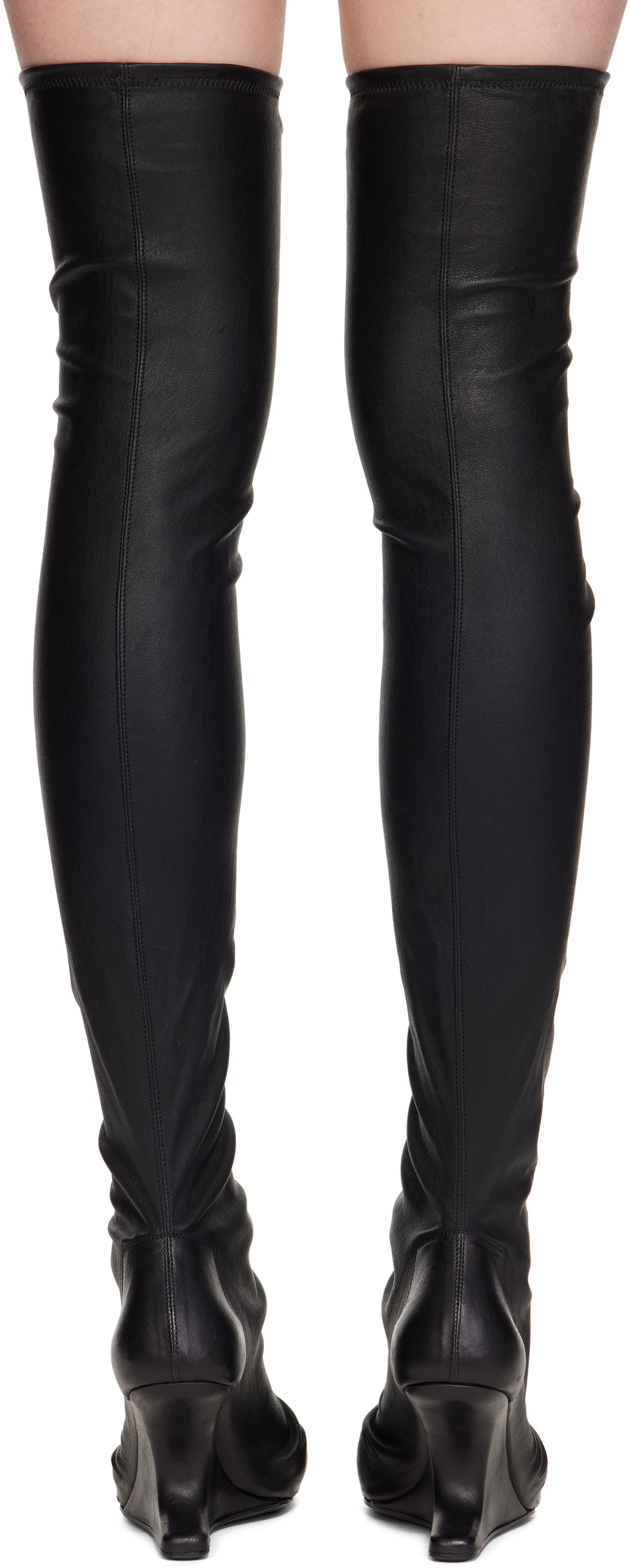 Strumpor Rick Owens Rick Owens Cantilever Tall Boots Svart | RP01E7801 LS, 1