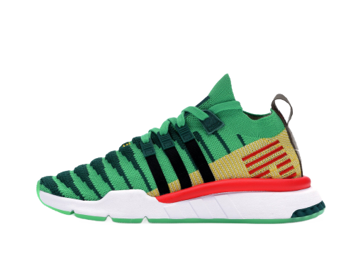 Sneakers och skor adidas Originals adidas EQT Support Mid ADV Primeknit Dragon Ball Z Shenron Grön | D97056