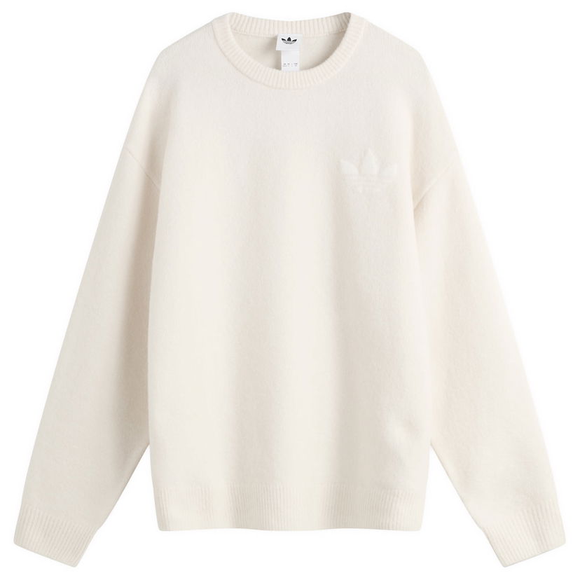 Sweater adidas Originals Knitted Sweatshirt Vit | KF2339