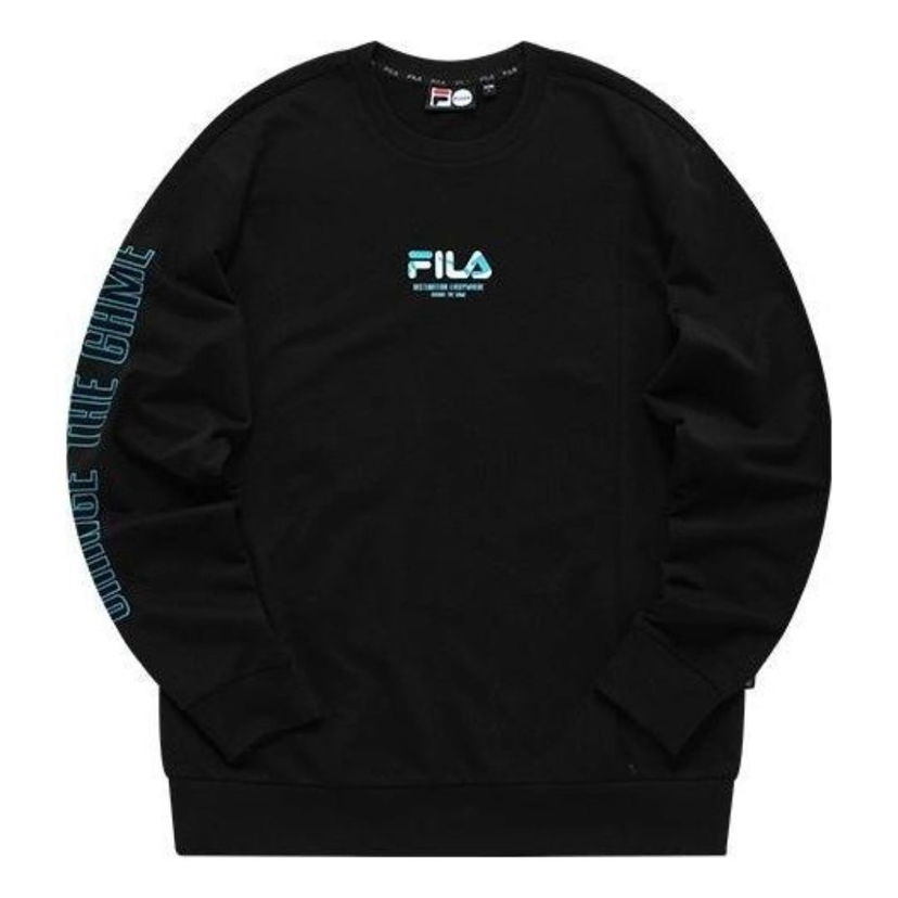 Sweatshirt FILA Fusion Knitted Pullover Sweatshirt Svart | T11M133203F-BK