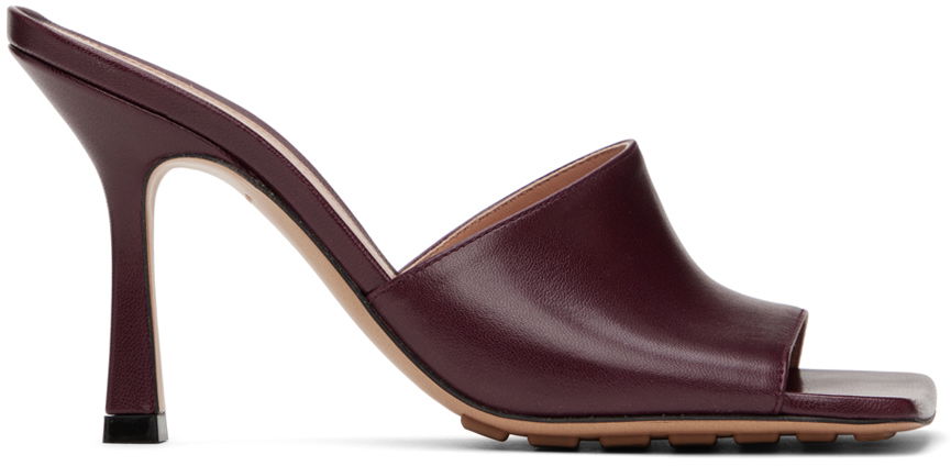 Sneakers och skor Bottega Veneta Stretch Heeled Mule "Red" Röd | 610538 VBSF0, 0