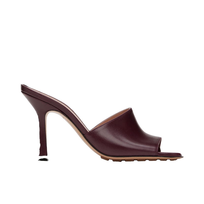 Sneakers och skor Bottega Veneta Stretch Heeled Mule "Red" Röd | 610538 VBSF0
